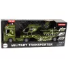 LEAN TOYS Set Military Tank Friction Drive Helicopter Truck