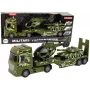 LEAN TOYS Set Military Tank Friction Drive Helicopter Truck