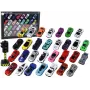 LEAN TOYS Set of Aluminum Spring Cars in a Box 30 Pieces Police Sports Cars