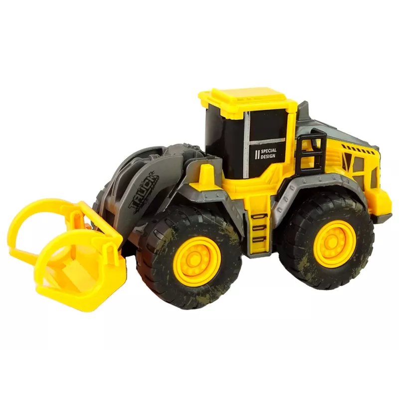 LEAN TOYS Statybinės technikos rinkinys 3 geltoni modeliai