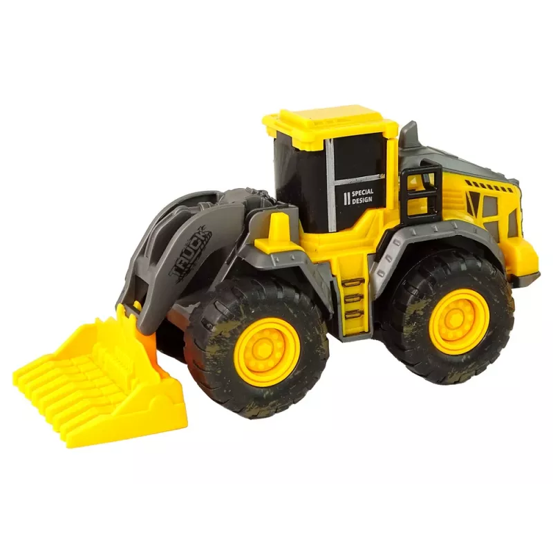 LEAN TOYS Statybinės technikos rinkinys 3 geltoni modeliai