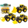 LEAN TOYS Statybinės technikos rinkinys 3 geltoni modeliai