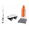 LEAN TOYS Figūrėlių rinkinys Space Truck Rocket 15 vnt.