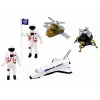 LEAN TOYS Figūrėlių rinkinys Space Truck Rocket 15 vnt.