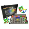 LEAN TOYS Magnastix magnetinių blokelių rinkinys 560 + lenta
