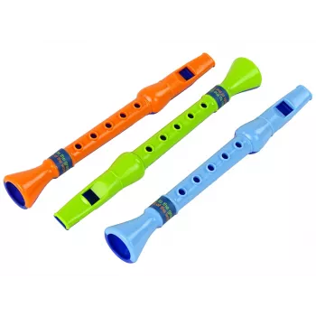LEAN TOYS Trijų fleitų rinkinys vaikams Gyvūnėliai