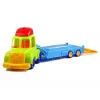 LEAN TOYS Automobilių rinkinys Policija, Gaisrinė, Autovežis, Atsukami automobiliai