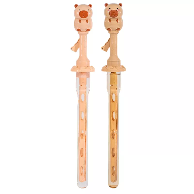 LEAN TOYS muilo burbulai su ištraukiama lazdele Capybara 49,5 cm 100 ml