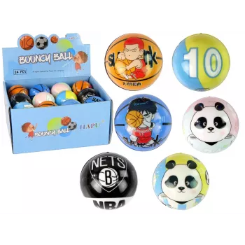 LEAN TOYS Minkštas kamuoliukas su mažais rašteliais ir spalvomis kūdikiams, 7 cm skersmens
