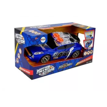 LEAN TOYS Sportinis automobilis DJ su stogo garsiakalbiais, muzika ir šviesomis