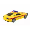 LEAN TOYS Greitosios pagalbos sportinis automobilis su šviesomis ir garsu Geltonas
