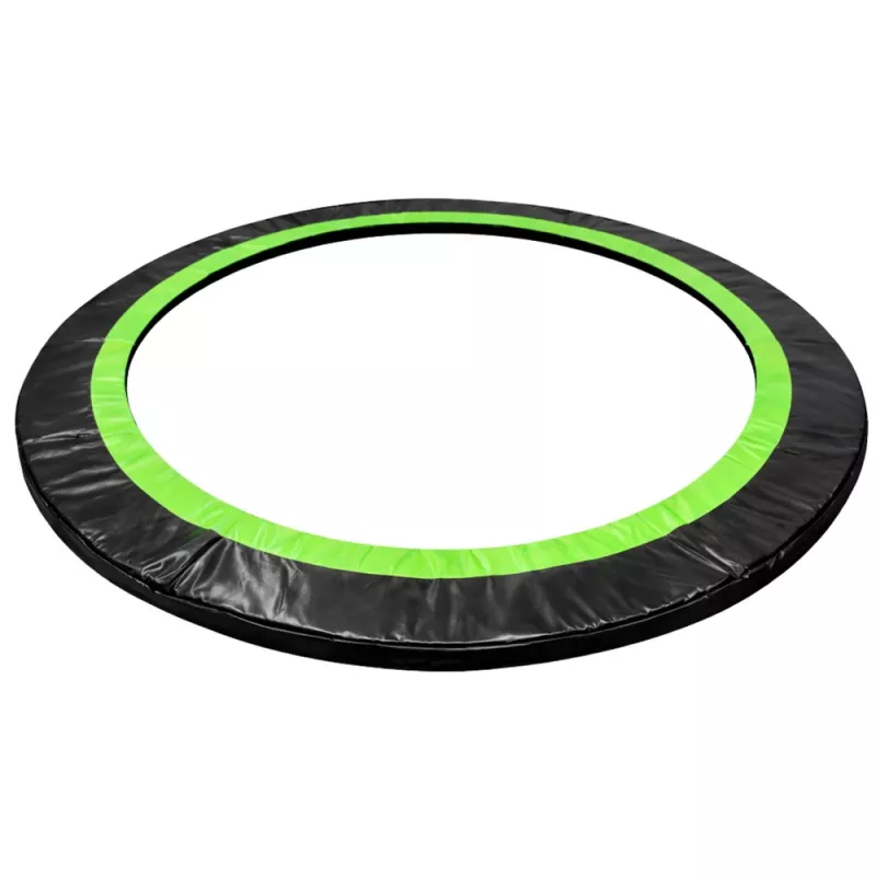 LEAN TOYS spyruoklių dangtelis 12 pėdų trampolinui LEAN SPORT PRO – UV atsparus PVC, mėlynas