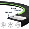 LEAN TOYS spyruoklių dangtelis 12 pėdų trampolinui LEAN SPORT PRO – UV atsparus PVC, mėlynas