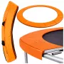 LEAN TOYS spyruoklių apsauginė danga 10ft batutui, mėlyna, UV atsparus PVC, EPE putos, elastinės juostos, EN71, BEST serija