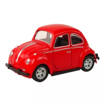 LEAN TOYS Spring Spring With Friction Drive Beetle Passenger Car 6 spalvų