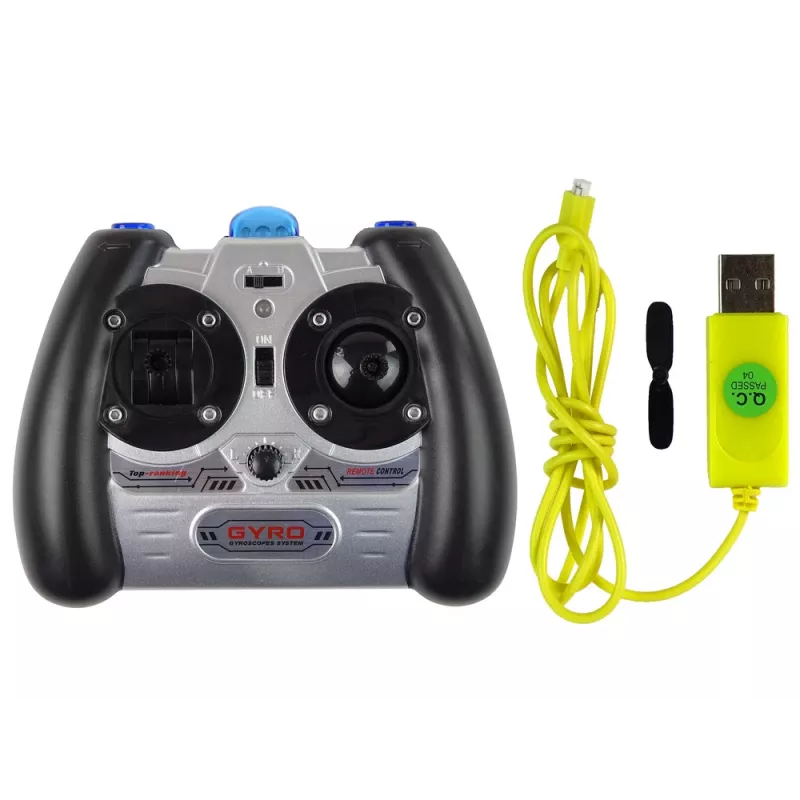 LEAN TOYS SYMA S107G RC sraigtasparnis su nuotolinio valdymo pultu ir įkraunama baterija - mėlynas