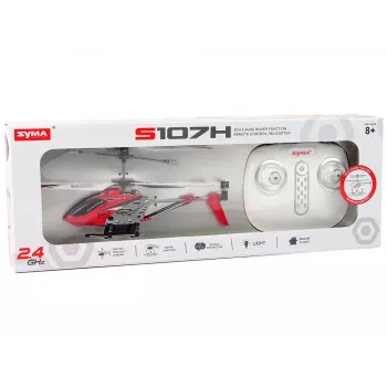 LEAN TOYS SYMA S107H 2,4G nuotolinio valdymo sraigtasparnis raudonas