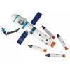 LEAN TOYS Kosminė misija Raketų paleidimo aikštelė su astronautais, 15 elementų