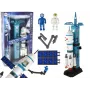 LEAN TOYS Kosminė misija Raketų paleidimo aikštelė su astronautais, 15 elementų