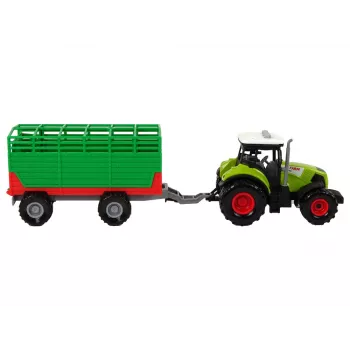 LEAN TOYS Tractor with Trailer Farm Car