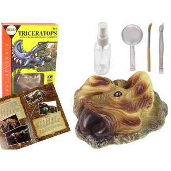 LEAN TOYS Triceratops Dinosaur Excavation Educational Kit