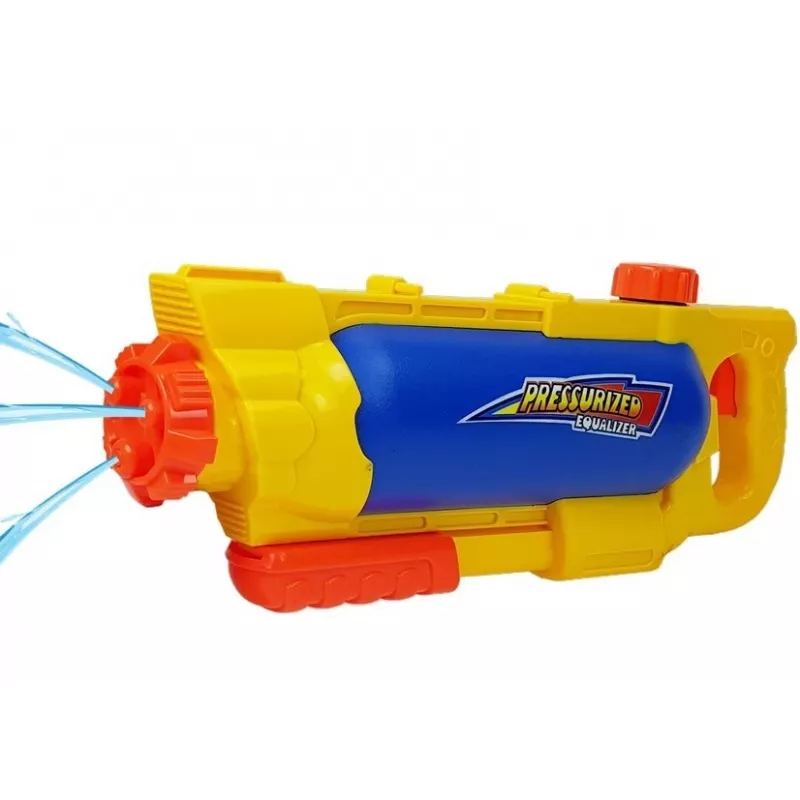 LEAN TOYS Vandens pistoletas 1450 ml Geltona-Mėlyna