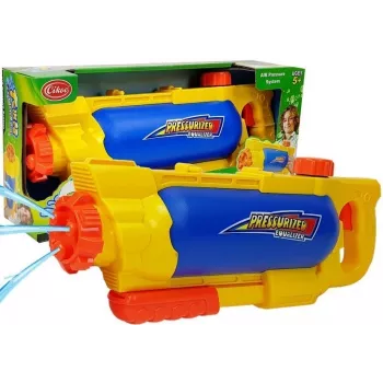 LEAN TOYS Vandens pistoletas 1450 ml Geltona-Mėlyna