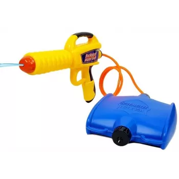 LEAN TOYS Vandens pistoletas su 1080 ml rezervuaru Geltona-Mėlyna