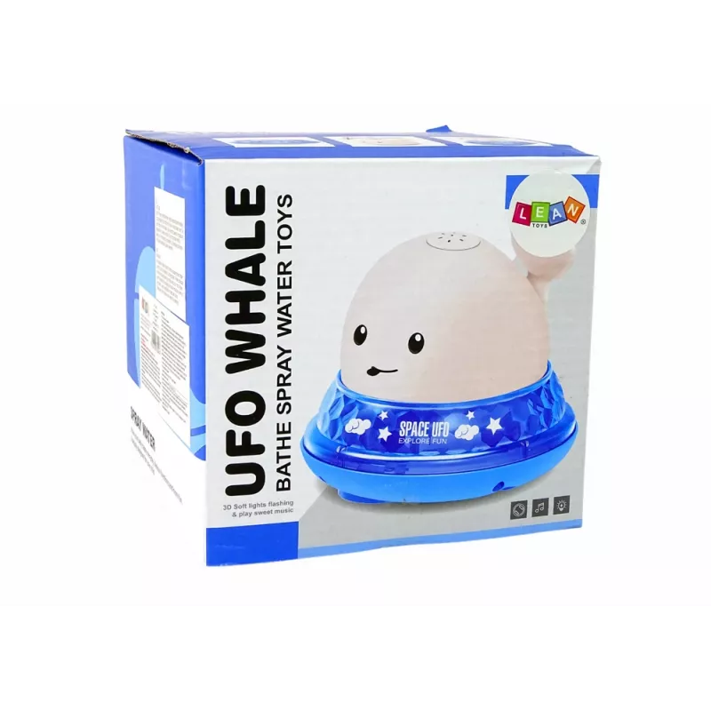 LEAN TOYS Banginis Vandens Pistoletas Su Stovu Baltas Voniai