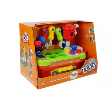 LEAN TOYS Workshop For Babies Sorter Tool Set su garsu ir šviesa