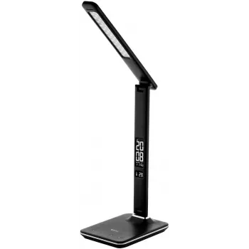 Avide LED stalinė lempa su kalendoriumi, juoda 6W 350lm