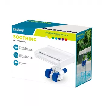 LED baseino fontanas 7 spalvų 8 režimų IP67 Bestway 58619