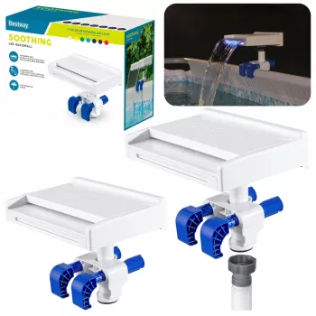 LED baseino fontanas 7 spalvų 8 režimų IP67 Bestway 58619