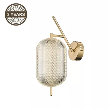 Sieninis LED šviestuvas C2360-1C Gold