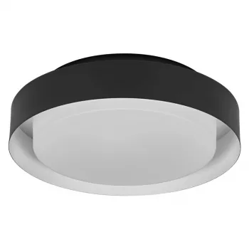 LEDVANCE PLAFOND ORBIS MADRID 2XE27 BK lubinis šviestuvas, juodas