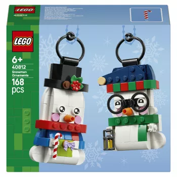 LEGO 40812 Sezoniniai Sniego Seniai Kalėdų Dekoro Konstruktorius (153 detalės) | ITwork.lt