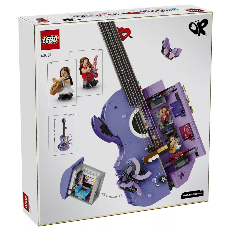 LEGO 43031 Bricks Editions Music Olivia Rodrigo dviguba gitara | ITwork.lt