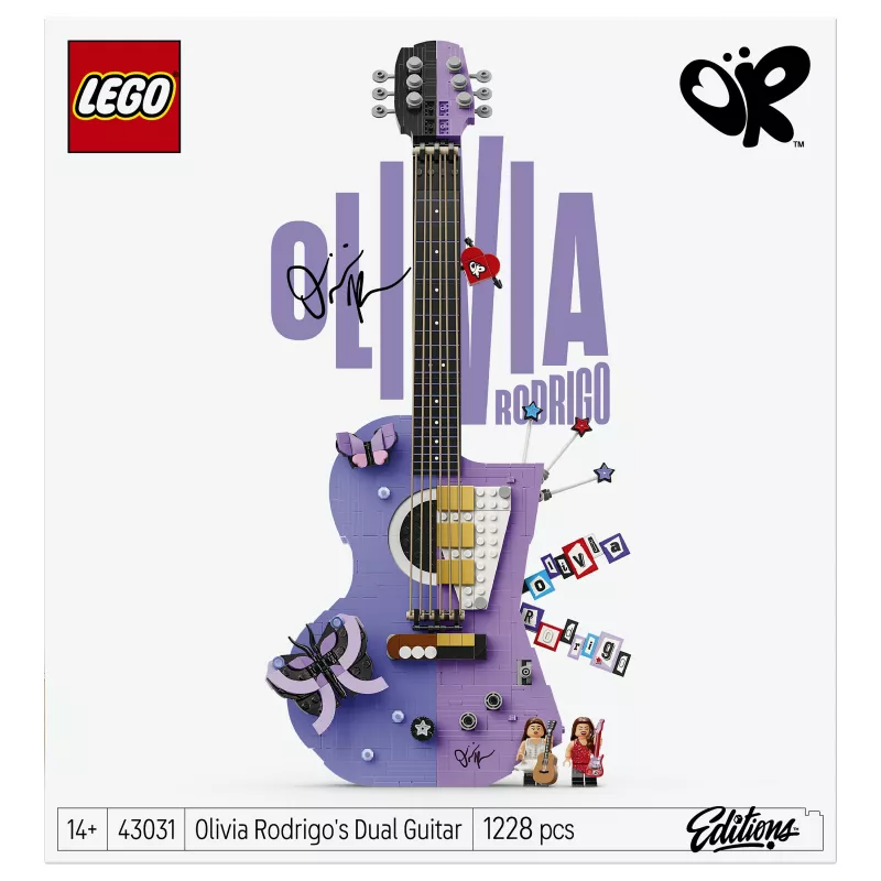 LEGO 43031 Bricks Editions Music Olivia Rodrigo dviguba gitara | ITwork.lt