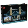 LEGO Architecture 21067 Tower Bridge statybinis rinkinys (1176 detalių) – ikoniškas Londono orientyras