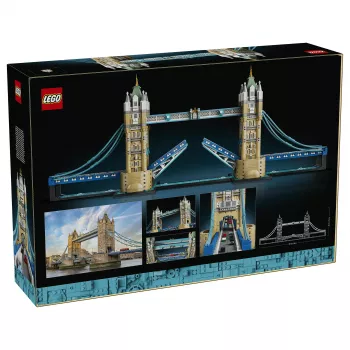 LEGO Architecture 21067 Tower Bridge statybinis rinkinys (1176 detalių) – ikoniškas Londono orientyras