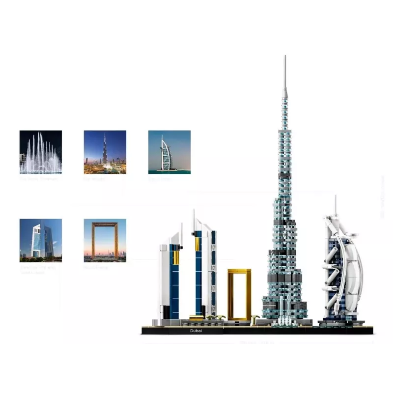 LEGO Architecture Dubai Skyline Collection 21052 Statybinis rinkinys