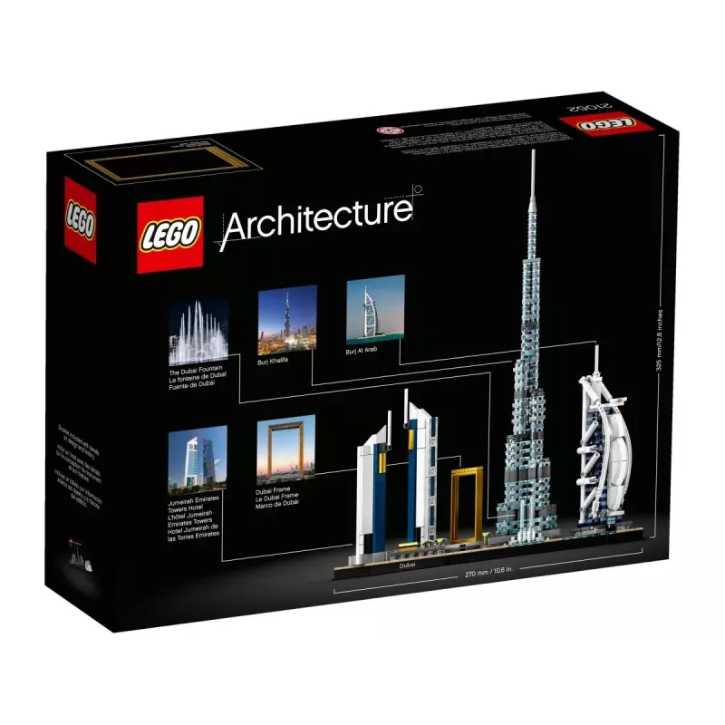 LEGO Architecture Dubai Skyline Collection 21052 Statybinis rinkinys