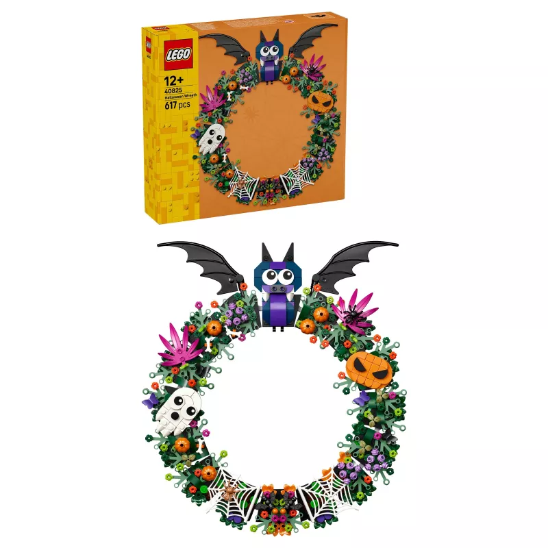 LEGO Bricks Iconic 40825 Kalėdinis vainikas – statybos rinkinys (173 detalės, nuo 8 metų)