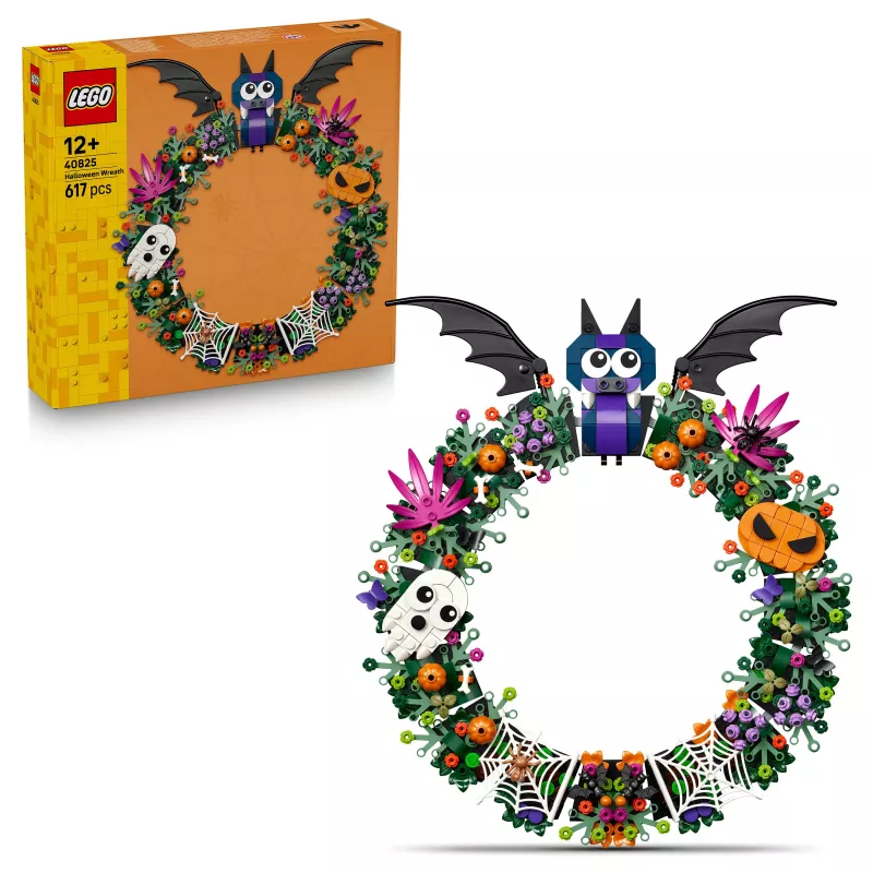 LEGO Bricks Iconic 40825 Kalėdinis vainikas – statybos rinkinys (173 detalės, nuo 8 metų)