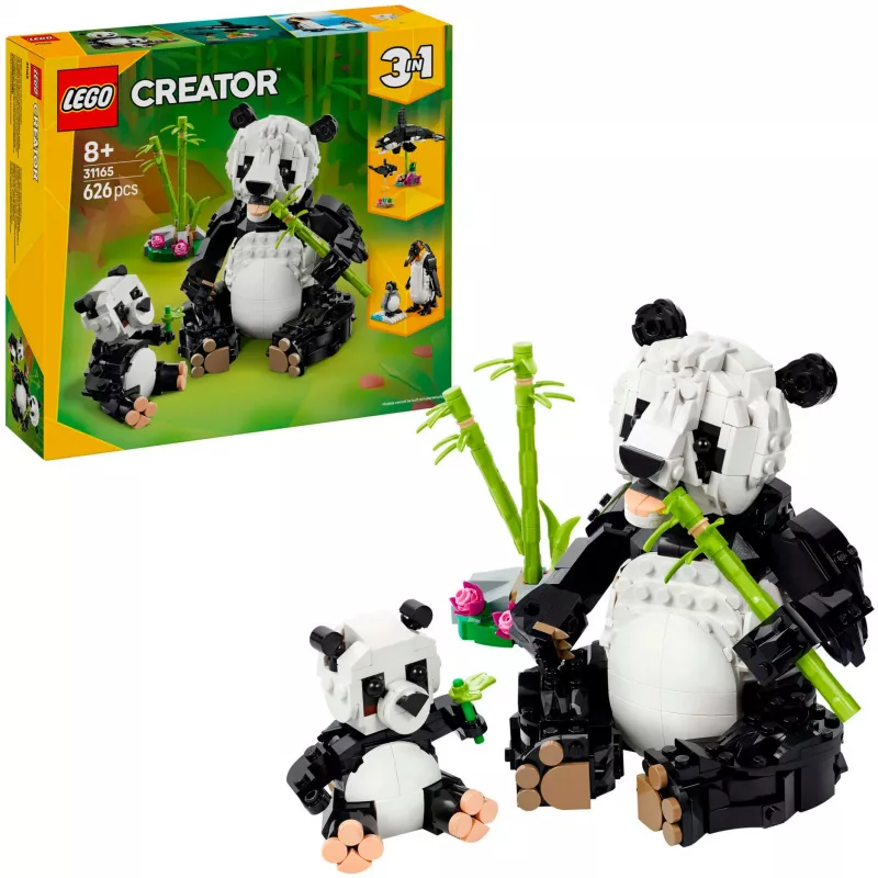 LEGO Creator Laukiniai gyvūnai 3-in-1 konstravimo kaladėlių rinkinys (1171 vnt.)