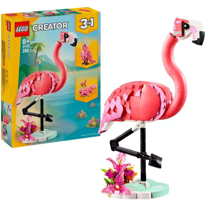 LEGO Creator Laukiniai gyvūnai 3-in-1 konstravimo kaladėlių rinkinys (1171 vnt.)