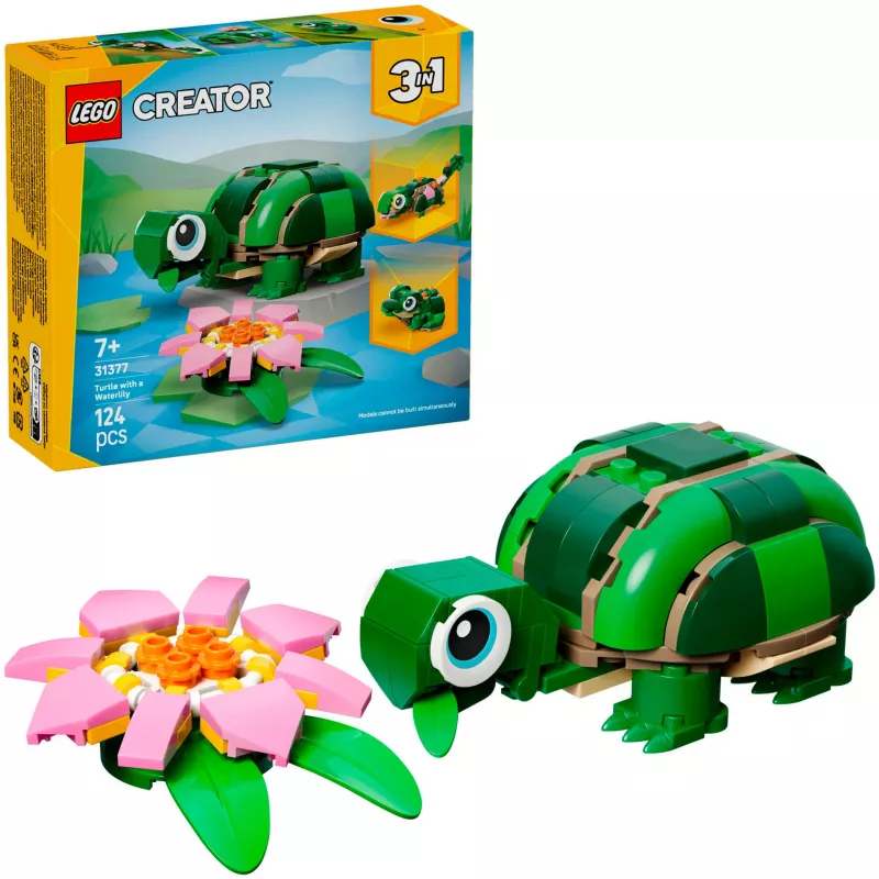 LEGO Creator Laukiniai gyvūnai 3-in-1 konstravimo kaladėlių rinkinys (1171 vnt.)