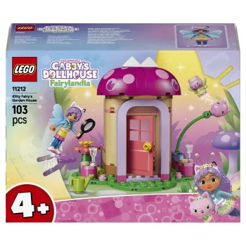 LEGO Gabby's Dollhouse Kitty Fairy's Garden House 11212 Statybinis rinkinys vaikams nuo 4 metų (130 detalių)