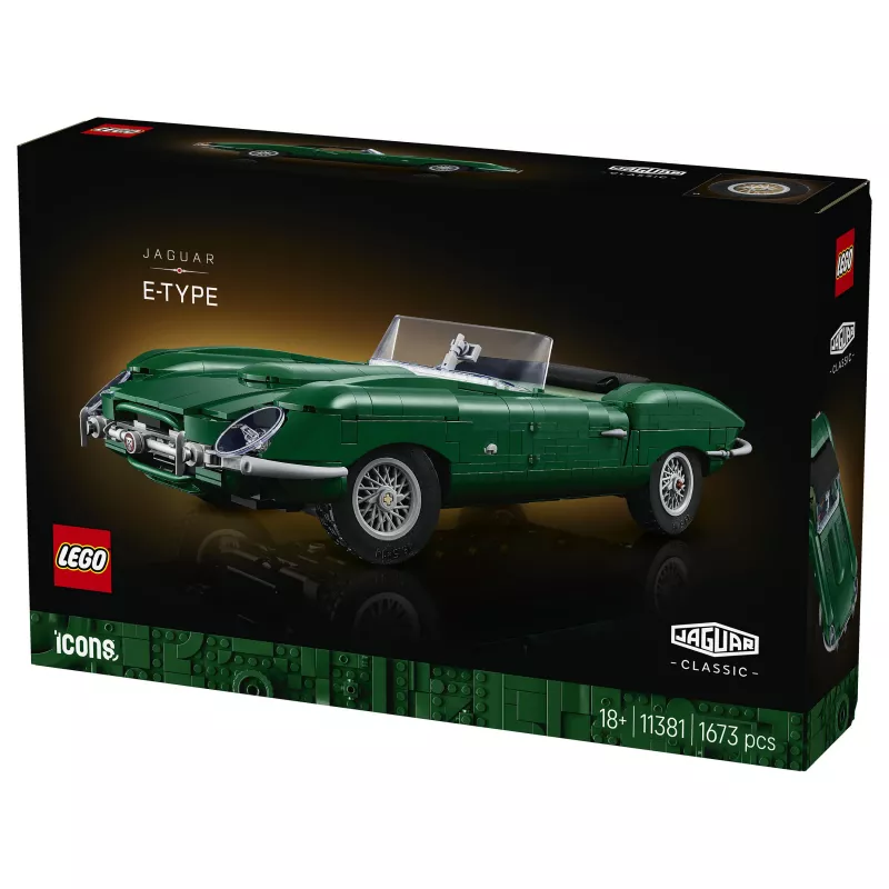 LEGO Icons 11381 Jaguar E-Type konstravimo rinkinys (1458 detalės)