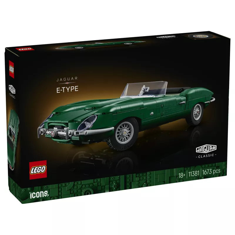 LEGO Icons 11381 Jaguar E-Type konstravimo rinkinys (1458 detalės)